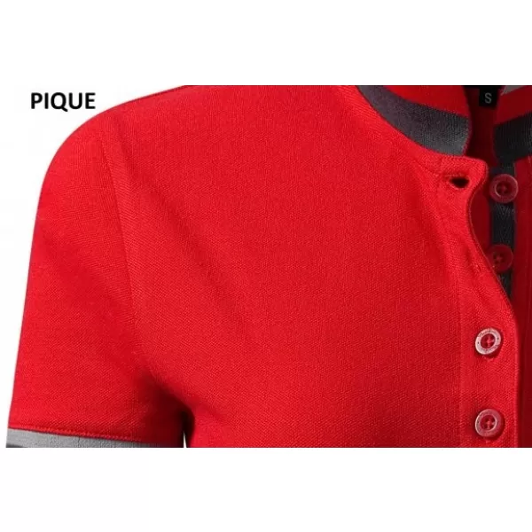  Moška majica s kratkimi rokavi z ovratnikom MALFINI PREMIUM COLLAR UP 256 RDEČA FORMULA 