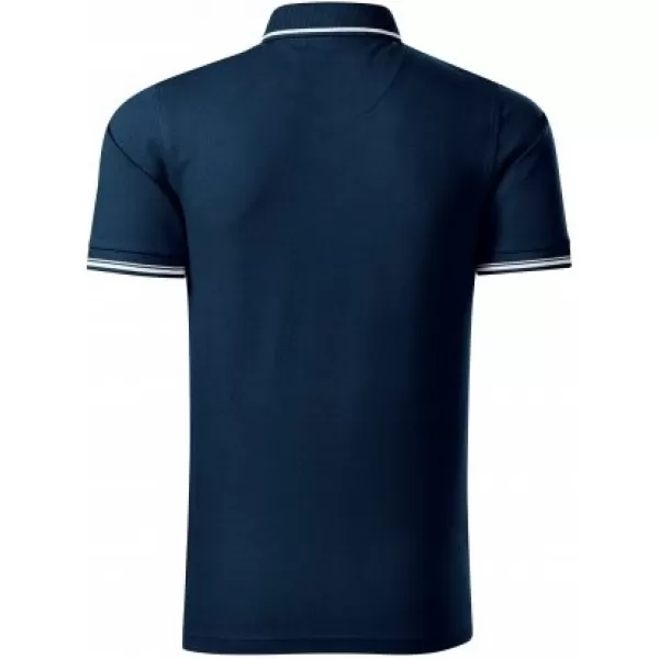  Moška majica s kratkimi rokavi z ovratnikom MALFINI PREMIUM PERFECTION PLAIN 251 MORNARSKO MODRA 