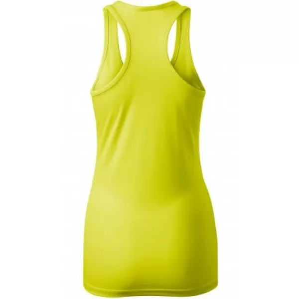  Ženski funkcionalni brezrokavnik MALFINI RACER 167 NEON RUMENA 