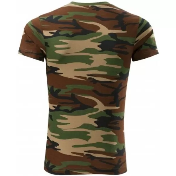  Moška majica s kratkimi rokavi MALFINI CAMOUFLAGE 144 KAMUFLAŽNO RJAVA 