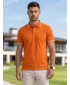 Moška majica s kratkimi rokavi z ovratnikom MALFINI URBAN 219 ORANŽNA