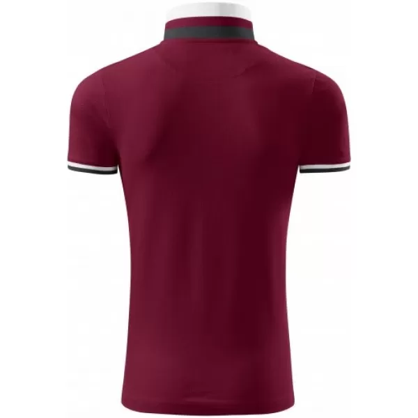  Moška majica s kratkimi rokavi z ovratnikom MALFINI PREMIUM COLLAR UP 256 GRANAT 