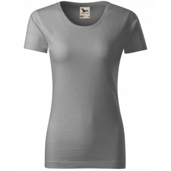  Ženska majica s kratkimi rokavi MALFINI NATIVE 174 STARO SREBRO 