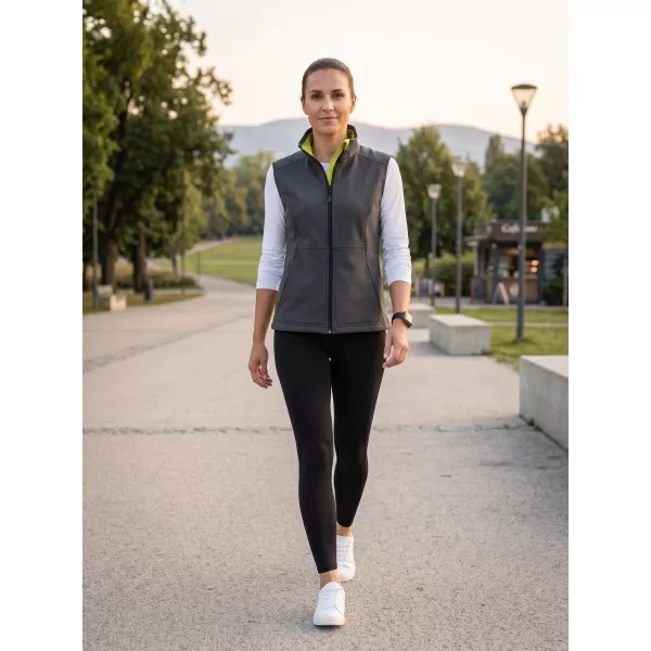  Ženski softshell telovnik MALFINI VISION 516 JEKLENO SIVA 