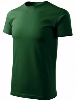 Moška majica s kratkimi rokavi MALFINI BASIC 129 STEKLENICA ZELENA