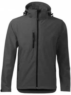 Moška softshell jakna MALFINI PERFORMANCE 522 JEKLENO SIVA