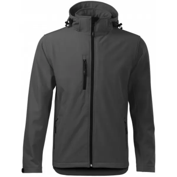  Moška softshell jakna MALFINI PERFORMANCE 522 JEKLENO SIVA 