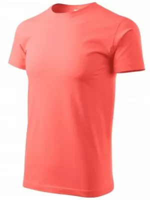 Moška majica s kratkimi rokavi MALFINI BASIC 129 KORAL