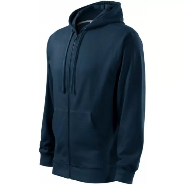  Moški pulover MALFINI TRENDY ZIPPER 410 MORNARSKO MODRA 