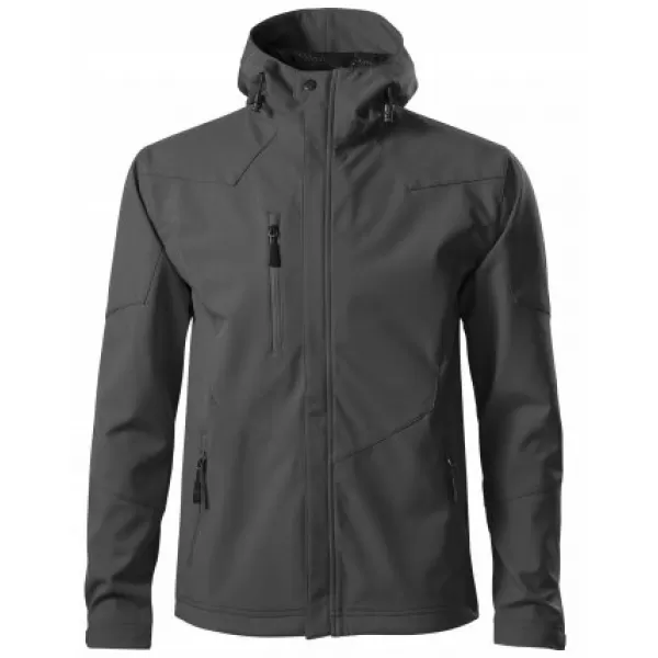  Moška softshell jakna MALFINI NANO 531 JEKLENO SIVA 