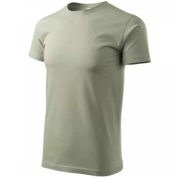  Moška majica s kratkimi rokavi MALFINI BASIC 129 SVETLO KAKI 