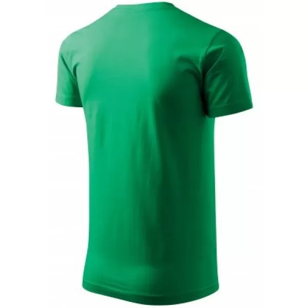  Moška majica s kratkimi rokavi MALFINI BASIC 129 SREDNJE ZELENA 