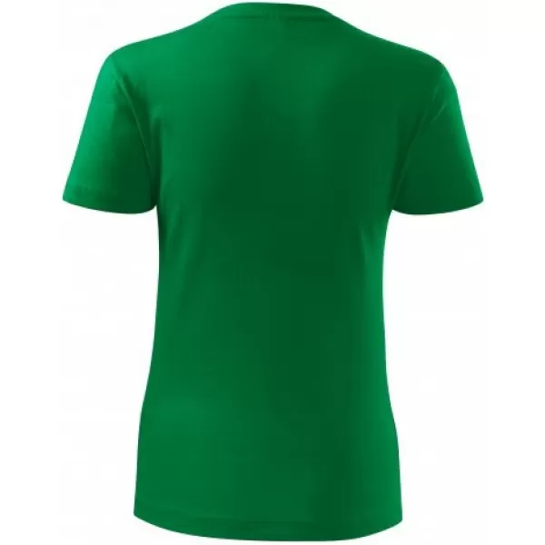  Ženska majica s kratkimi rokavi MALFINI CLASSIC NEW 133 SREDNJE ZELENA 