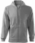 Moški pulover MALFINI TRENDY ZIPPER 410 TEMNO SIVI POUDARKI