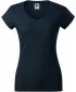 Ženska majica s kratkimi rokavi MALFINI FIT V-NECK 162 MORNARSKO MODRA