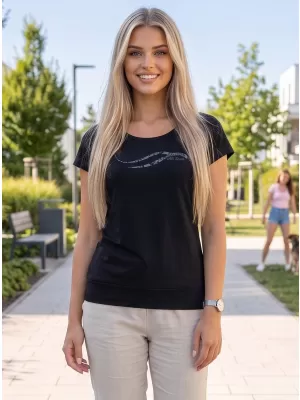 Dámské triko ALTISPORT CARRYOVER ALW001120 ČERNÁ