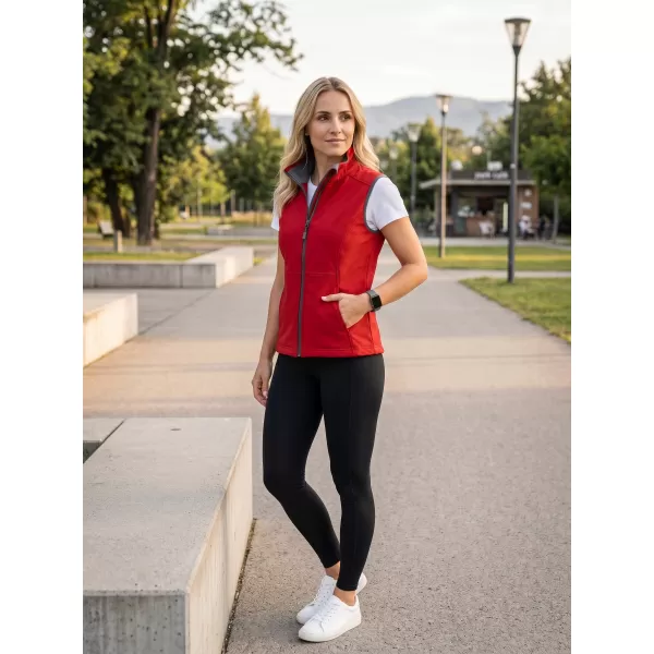  Ženski softshell telovnik MALFINI VISION 516 RDEČA 
