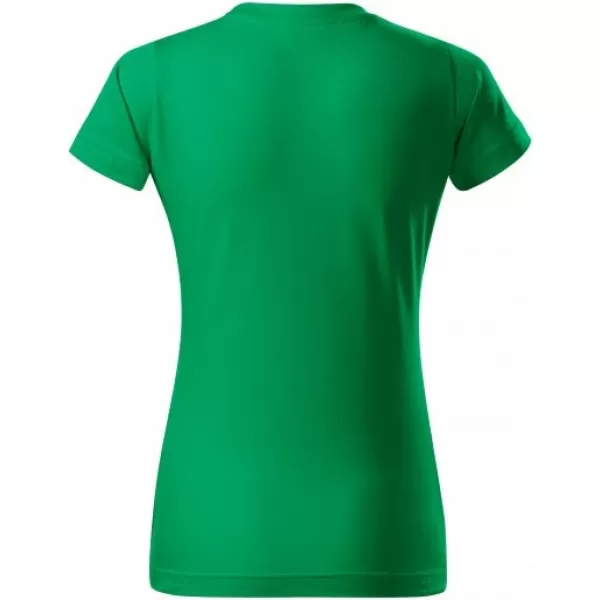  Ženska majica s kratkimi rokavi MALFINI BASIC FREE F34 SREDNJE ZELENA 