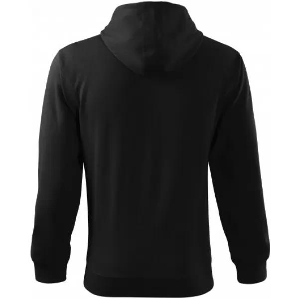  Moški pulover MALFINI TRENDY ZIPPER 410 ČRNA 