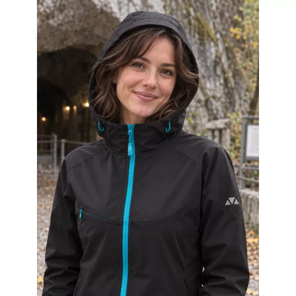  Ženska softshell jakna MALFINI COOL 514 ČRNA 