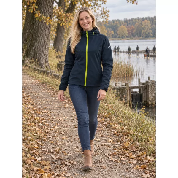  Ženska softshell jakna MALFINI COOL 514 MORNARSKO MODRA 