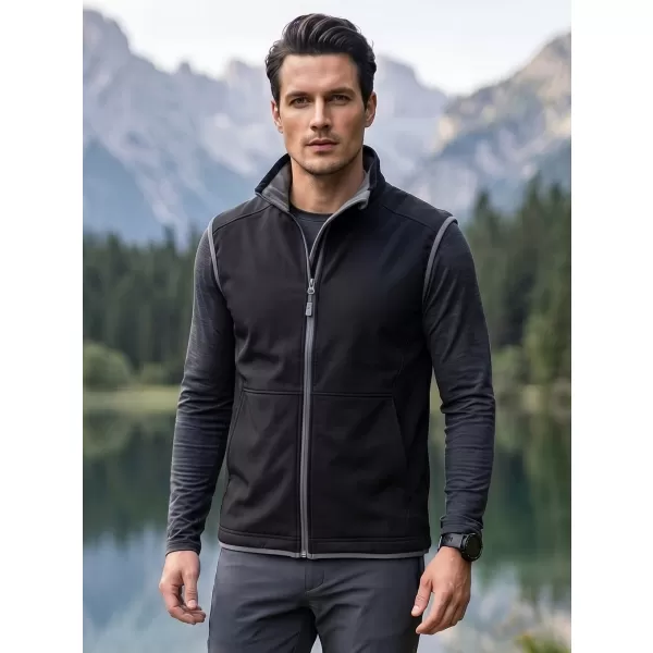  Moški softshell telovnik MALFINI VISION 517 ČRNA 
