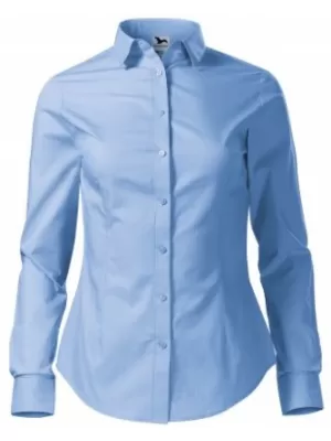 Ženska majica z dolgimi rokavi MALFINI STYLE LS 229 NEBESNO MODRA