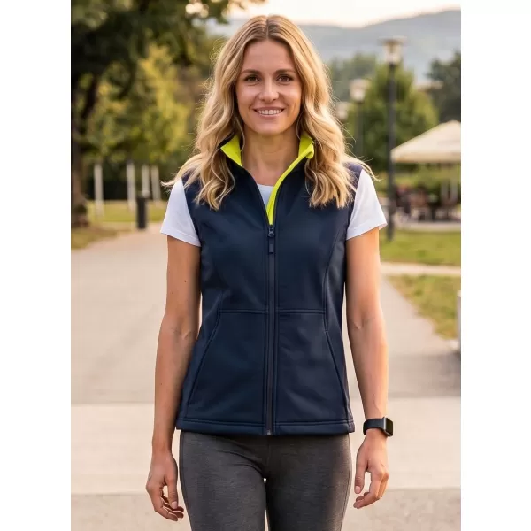  Ženski softshell telovnik MALFINI 516 VISION MORNARSKO MODRA 