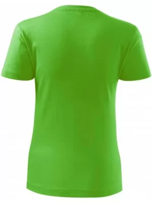 Ženska majica s kratkimi rokavi MALFINI CLASSIC NEW 133 JABOLČNO ZELENA