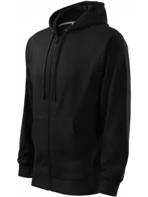 Moški pulover MALFINI TRENDY ZIPPER 410 ČRNA