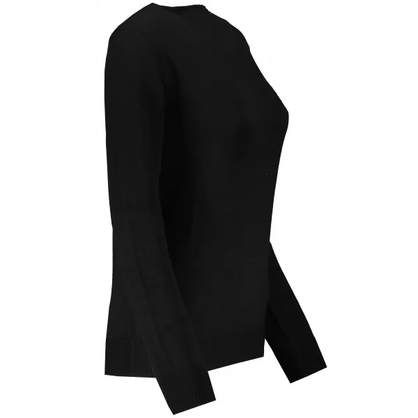  Ženski pulover ALTISPORT TAMIRA LPLS092 ČRNA 