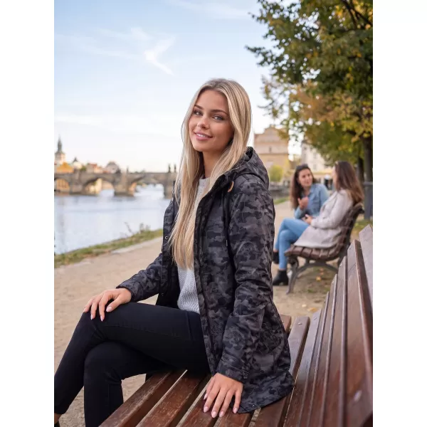  Ženski plašč ALTISPORT SEBLA LCTS142 ČRNA 
