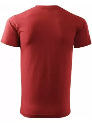Moška majica s kratkimi rokavi MALFINI BASIC 129 KLARET