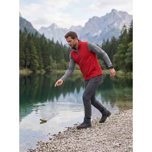  Moški softshell telovnik MALFINI VISION 517 RDEČA 