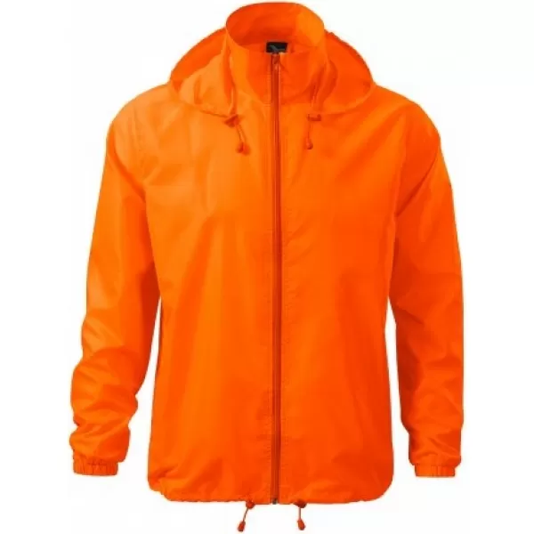  Moška jakna MALFINI WINDY 524 NEON ORANŽNA 