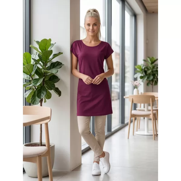  Ženska dolga majica s kratkimi rokavi MALFINI LOVE 123 FUKSIJA 