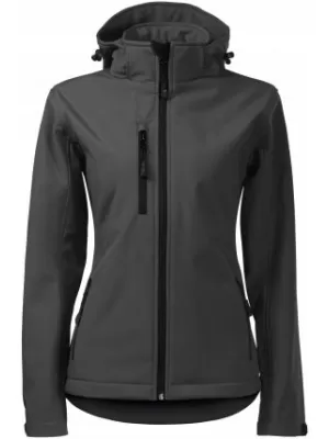 Ženska softshell jakna MALFINI PERFORMANCE 521 JEKLENO SIVA