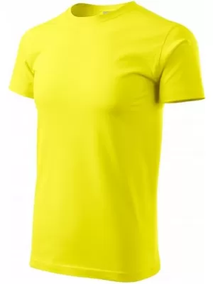 Moška majica s kratkimi rokavi MALFINI HEAVY NEW 137 LIMONA