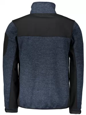 Moška softshell jakna/pulover MALFINI CASUAL 550 PLETINA MODRA MALFINI PREMIUM