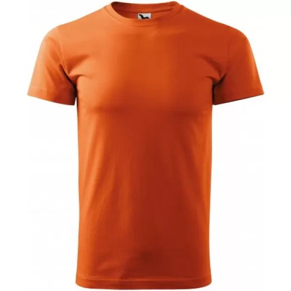 Moška majica s kratkimi rokavi MALFINI HEAVY NEW 137 ORANŽNA 