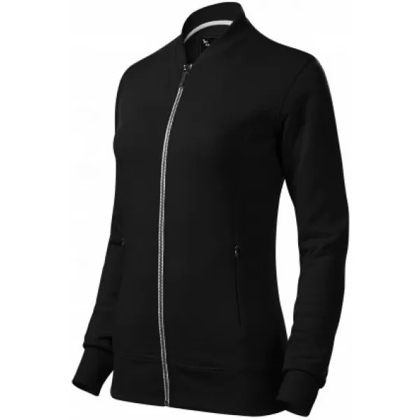  Ženski pulover MALFINI PREMIUM BOMBER 454 ČRNA 