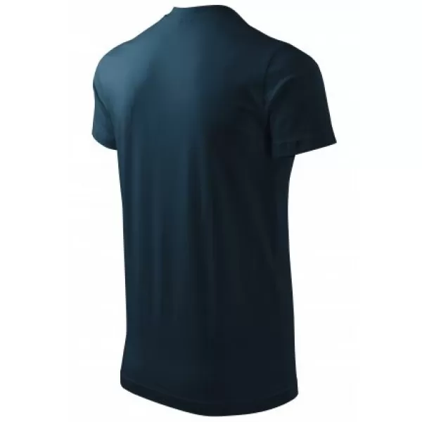  Moška majica s kratkimi rokavi MALFINI HEAVY V-NECK 111 MORNARSKO MODRA 