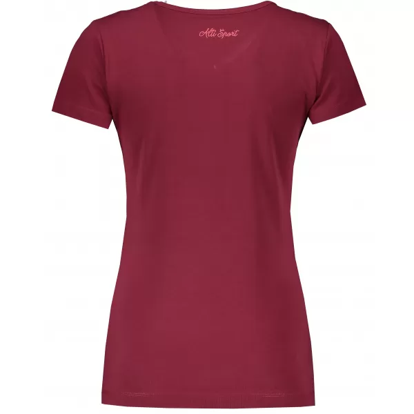  Ženska majica s kratkimi rokavi ALTISPORT LUKENA LTSS701 BORDO 