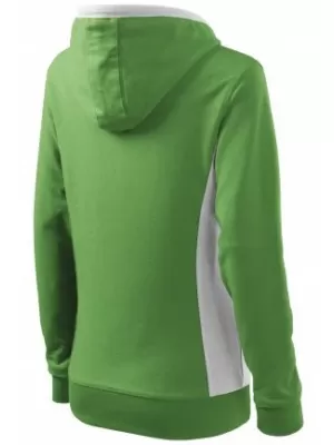 Ženski pulover MALFINI KANGAROO 408 TRAVNATO ZELENA