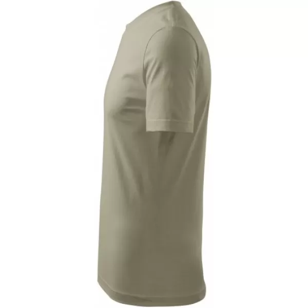  Moška majica s kratkimi rokavi MALFINI CLASSIC NEW 132 SVETLO KAKI 