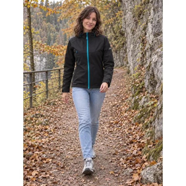  Ženska softshell jakna MALFINI COOL 514 ČRNA 