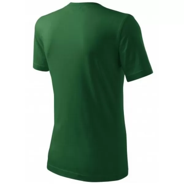  Moška majica s kratkimi rokavi MALFINI CLASSIC NEW 132 STEKLENICA ZELENA 