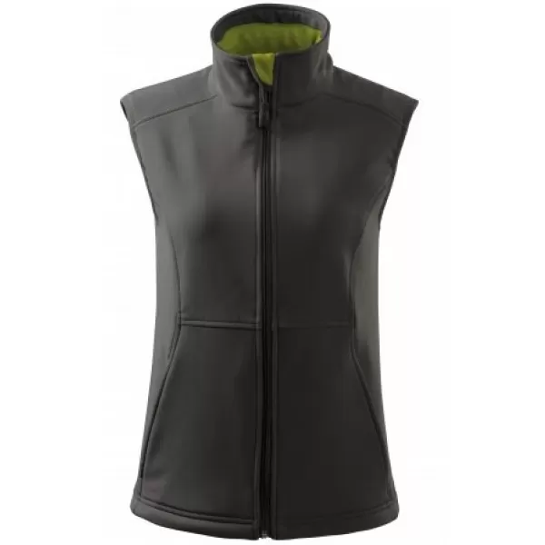  Ženski softshell telovnik MALFINI VISION 516 JEKLENO SIVA 