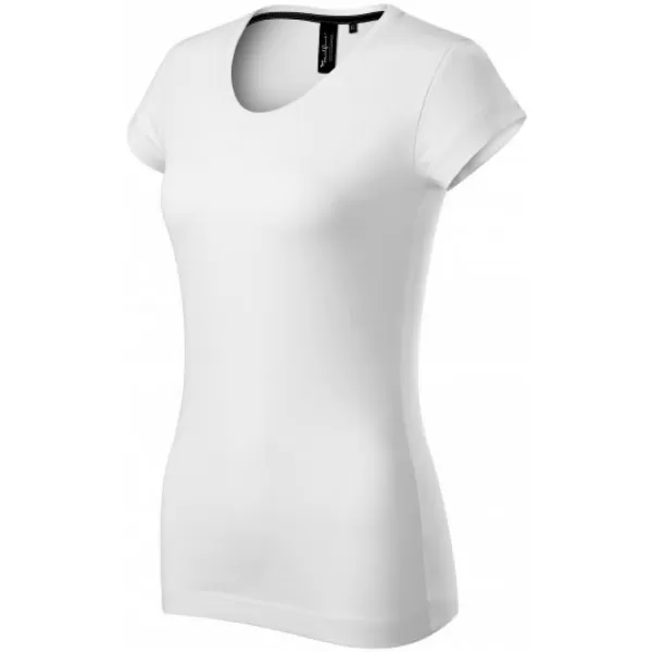  Ženska majica s kratkimi rokavi MALFINI PREMIUM EXCLUSIVE 154 BELA 
