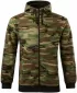 Moški pulover MALFINI CAMO ZIPPER C19 KAMUFLAŽNO RJAVA